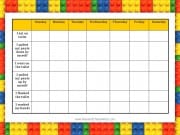 potty training chart with milestones