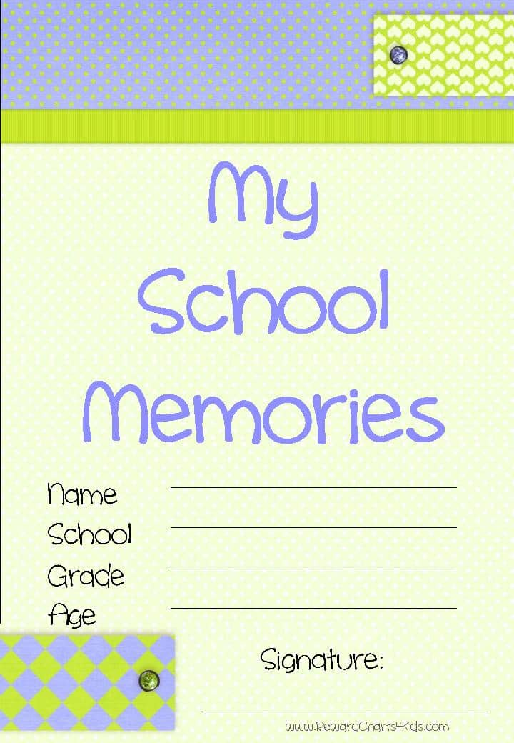 Free Printable Memory Book Instant Download