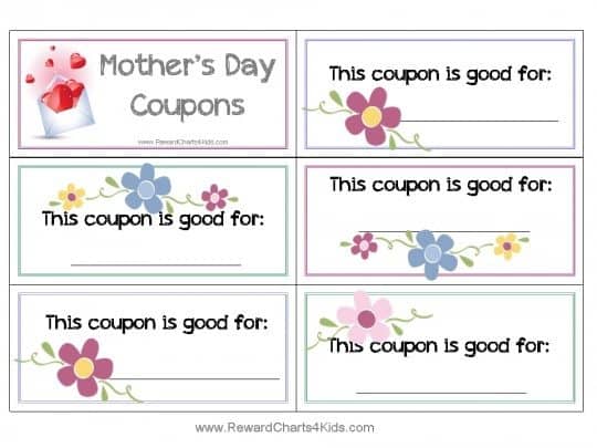 coupon book for mom