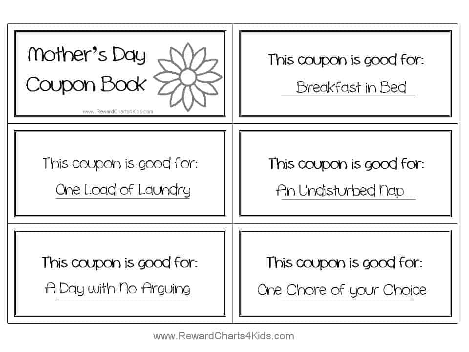 Free Coupon Book For Mom Customize Online Print At Home