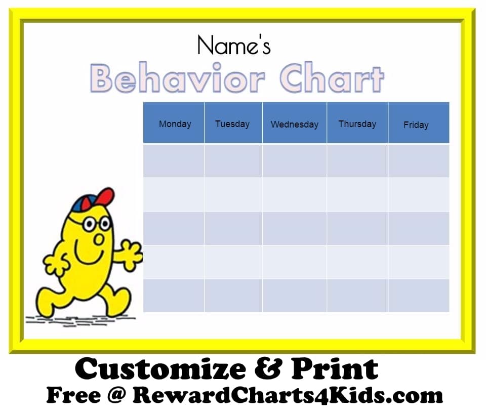 Thomas The Train Behavior Chart