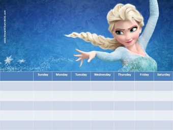 Frozen Reward Chart