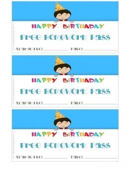 birthday card for teachers to give to students