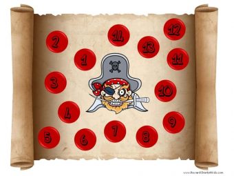 pirate sticker chart