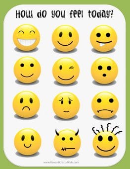 feeling faces chart