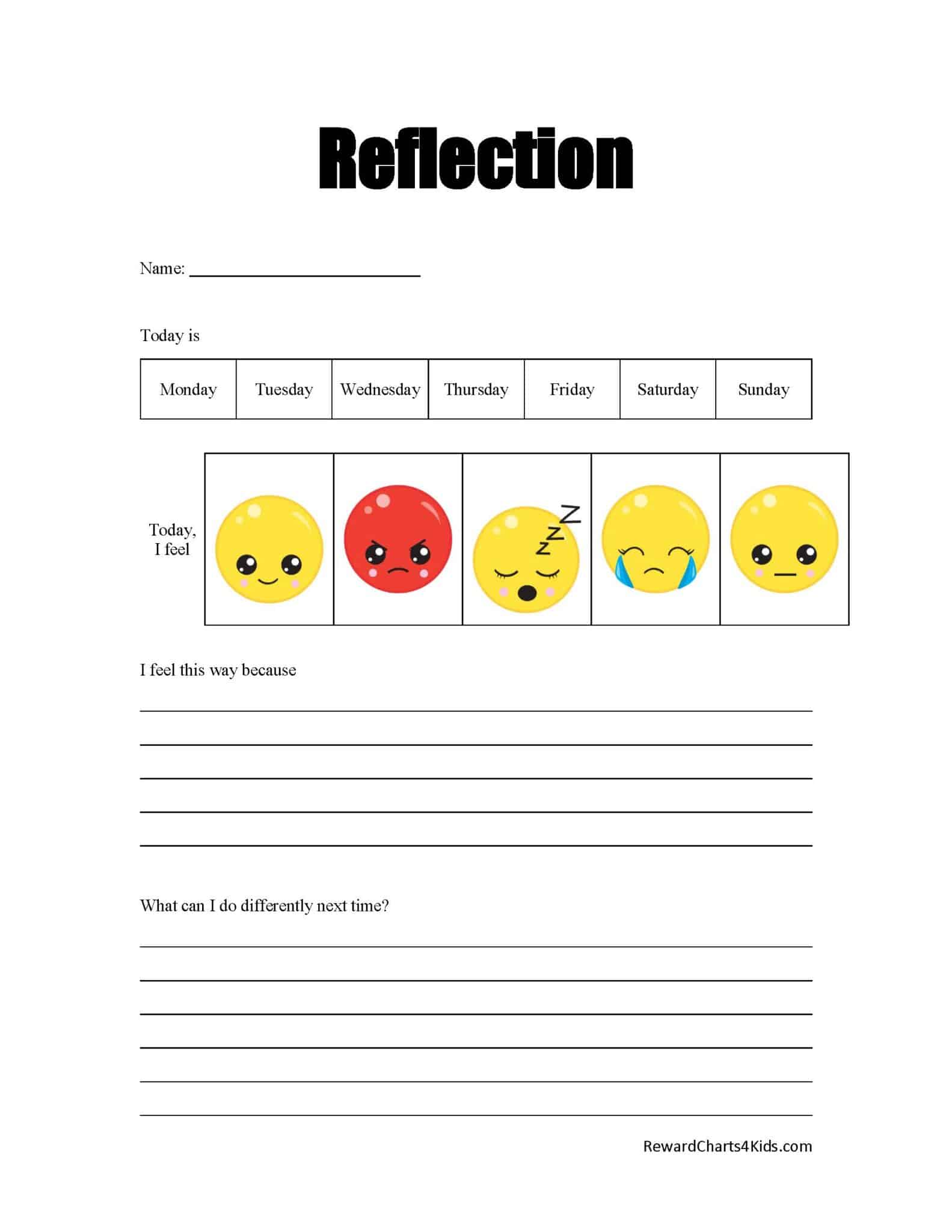 Free Printable Feelings Chart Instant Download Free Printable Feelings Chart Instant Download