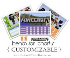Minecraft Behavior Charts