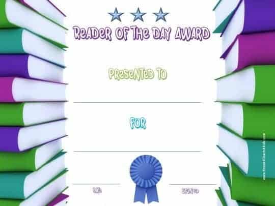 Reader of the day award