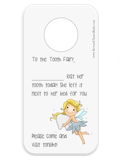 Tooth fairy note