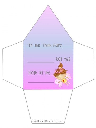 Tooth fairy envelope