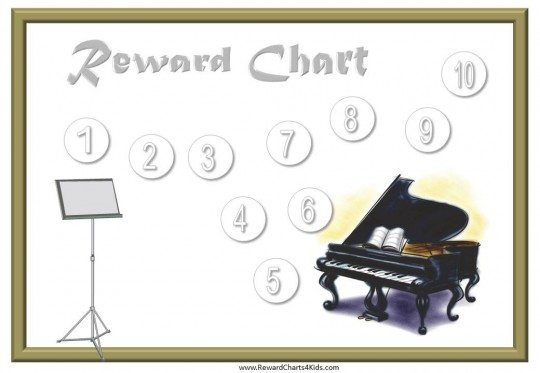 music practice chart