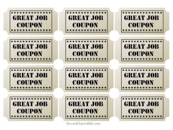 coupons for great job
