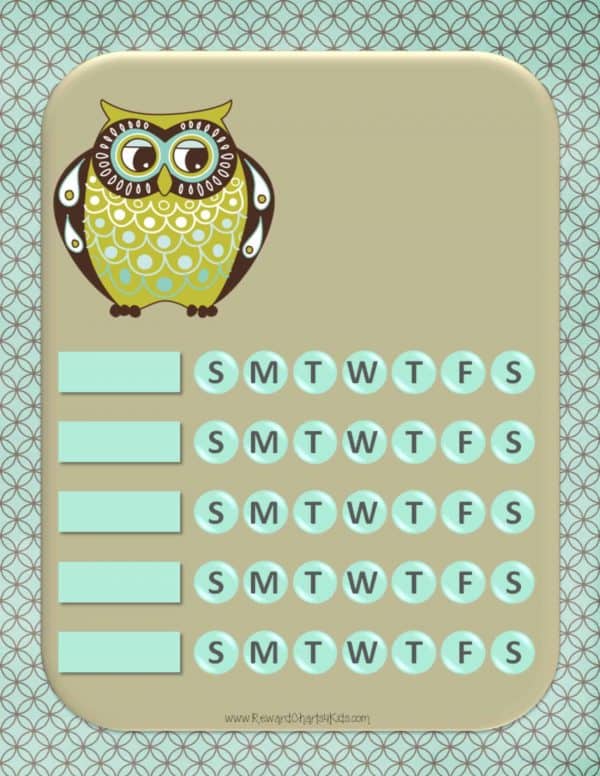 Reward and Incentive Chart 5