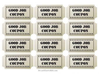 Free Good Job sticker printables | Print on paper and adhere with glue