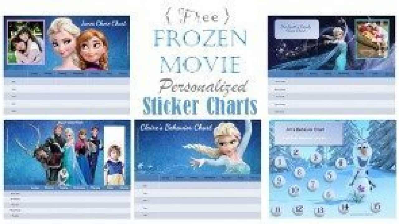 Frozen Reward Chart Free Download