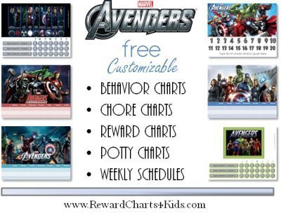 Marvel Reward Chart