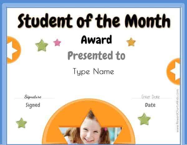 Student of the Month award