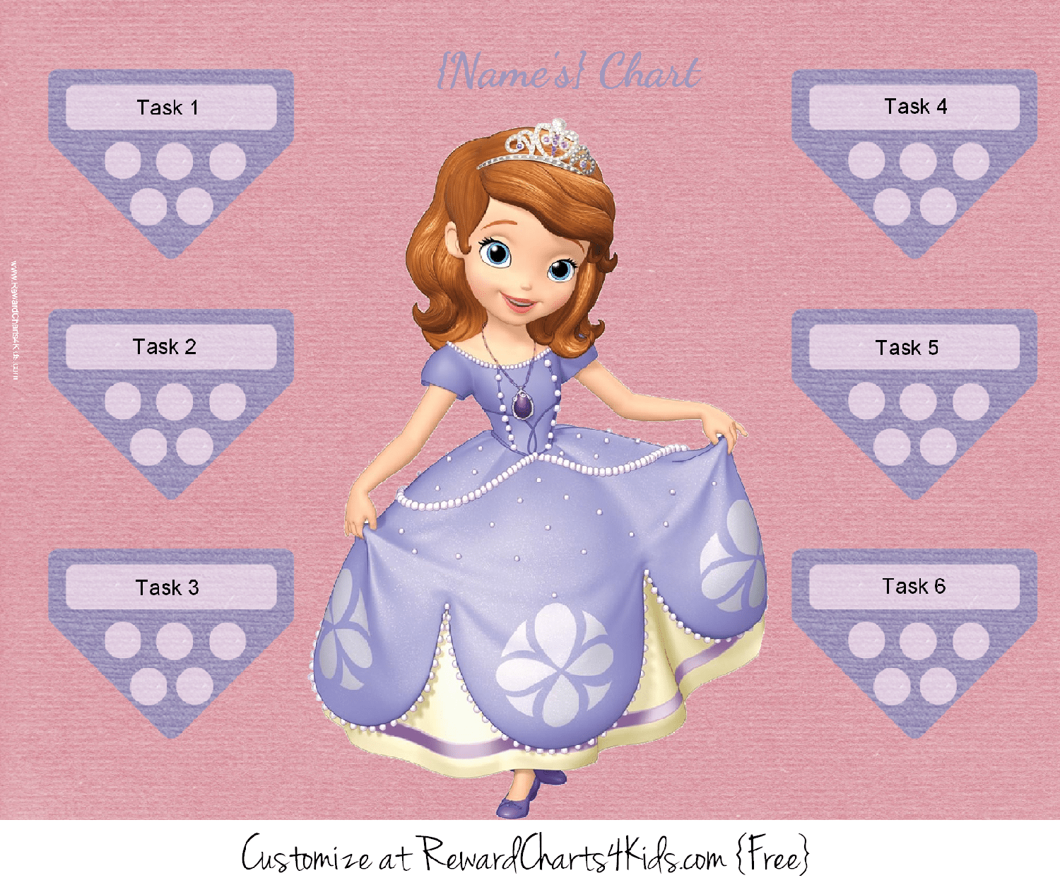 Sofia The First Chore Chart