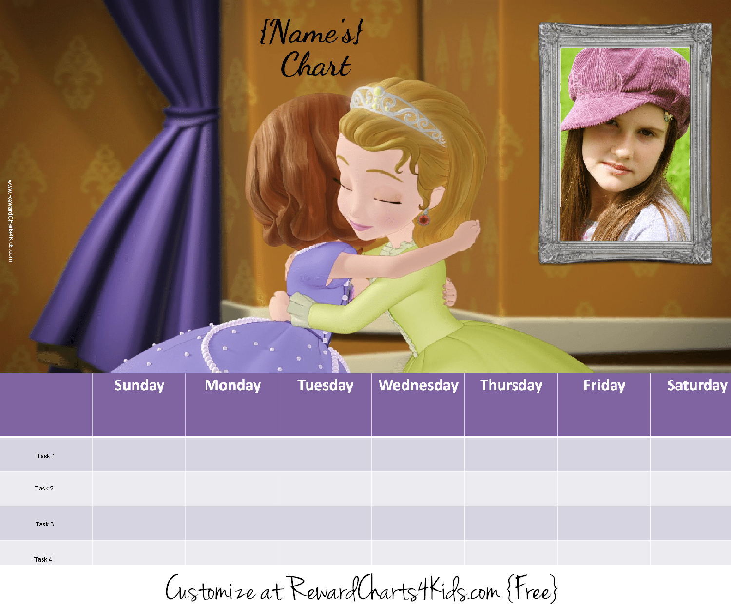 Sofia The First Reward Chart