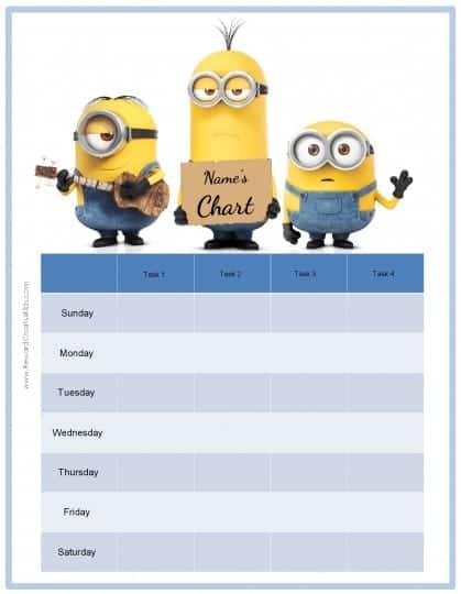 potty training chart