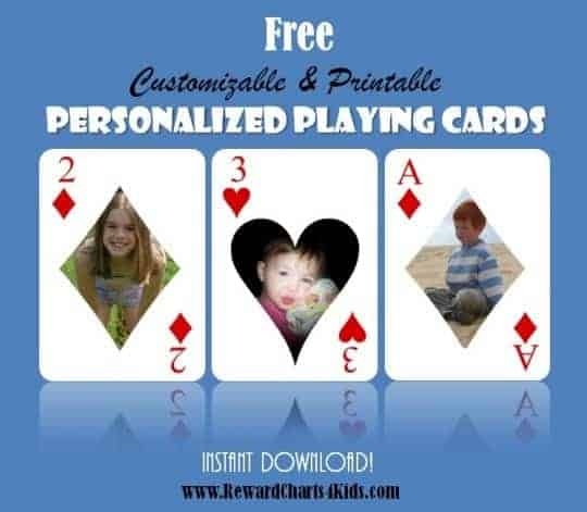 Free Printable Custom Playing Cards | Add Your Photo and/or Text