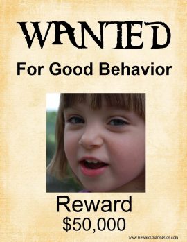 wanted sign