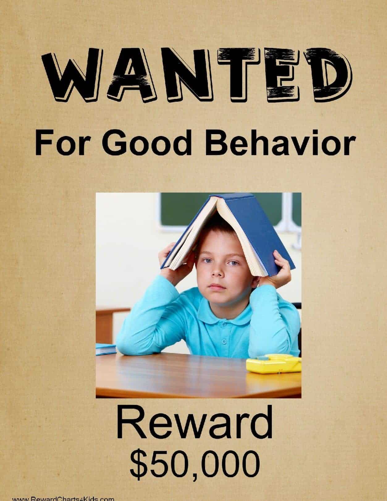 reward poster template