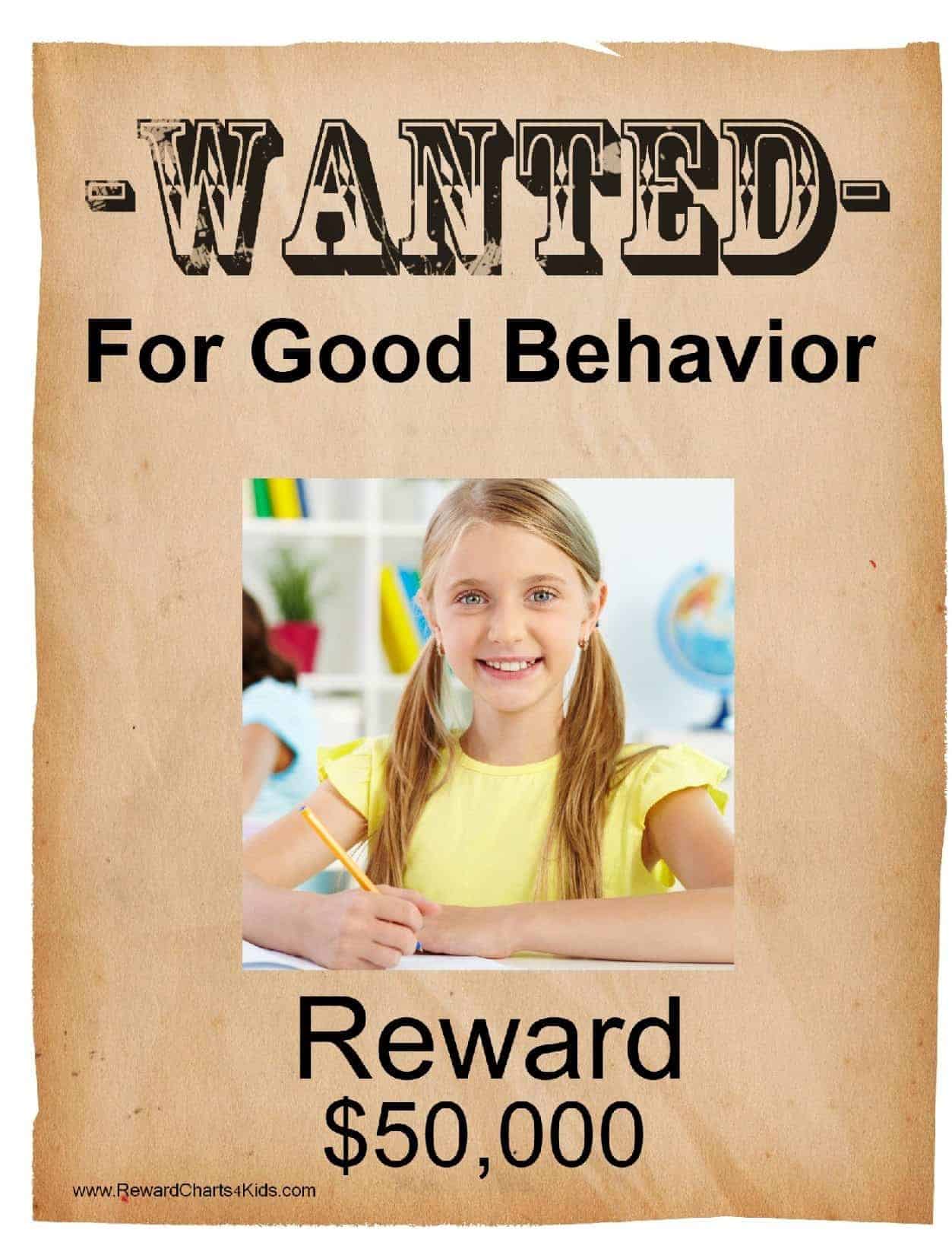 wanted reward poster template