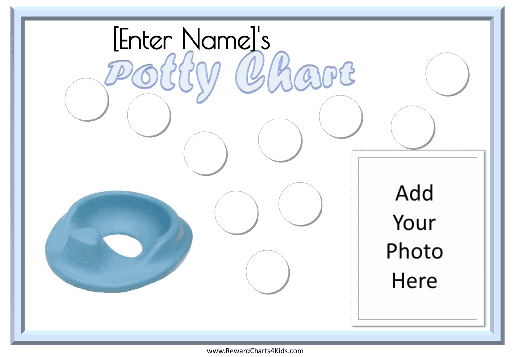 Free Printable Potty Sticker Chart