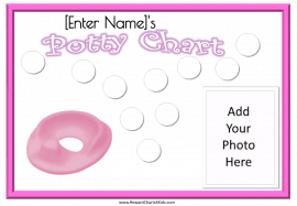 pink border with 10 steps and space for your photo