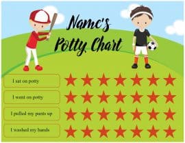 Potty chart DIY