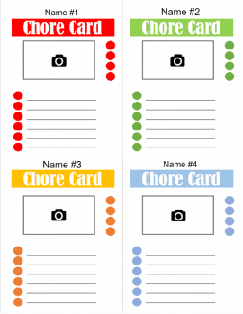 Family Chore Charts