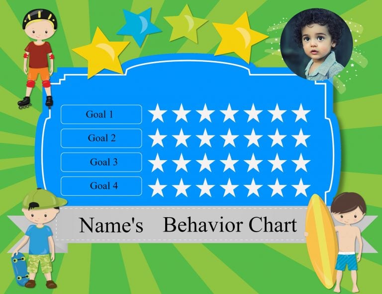 Free Printable Behavior Charts Customize online Hundreds of Charts