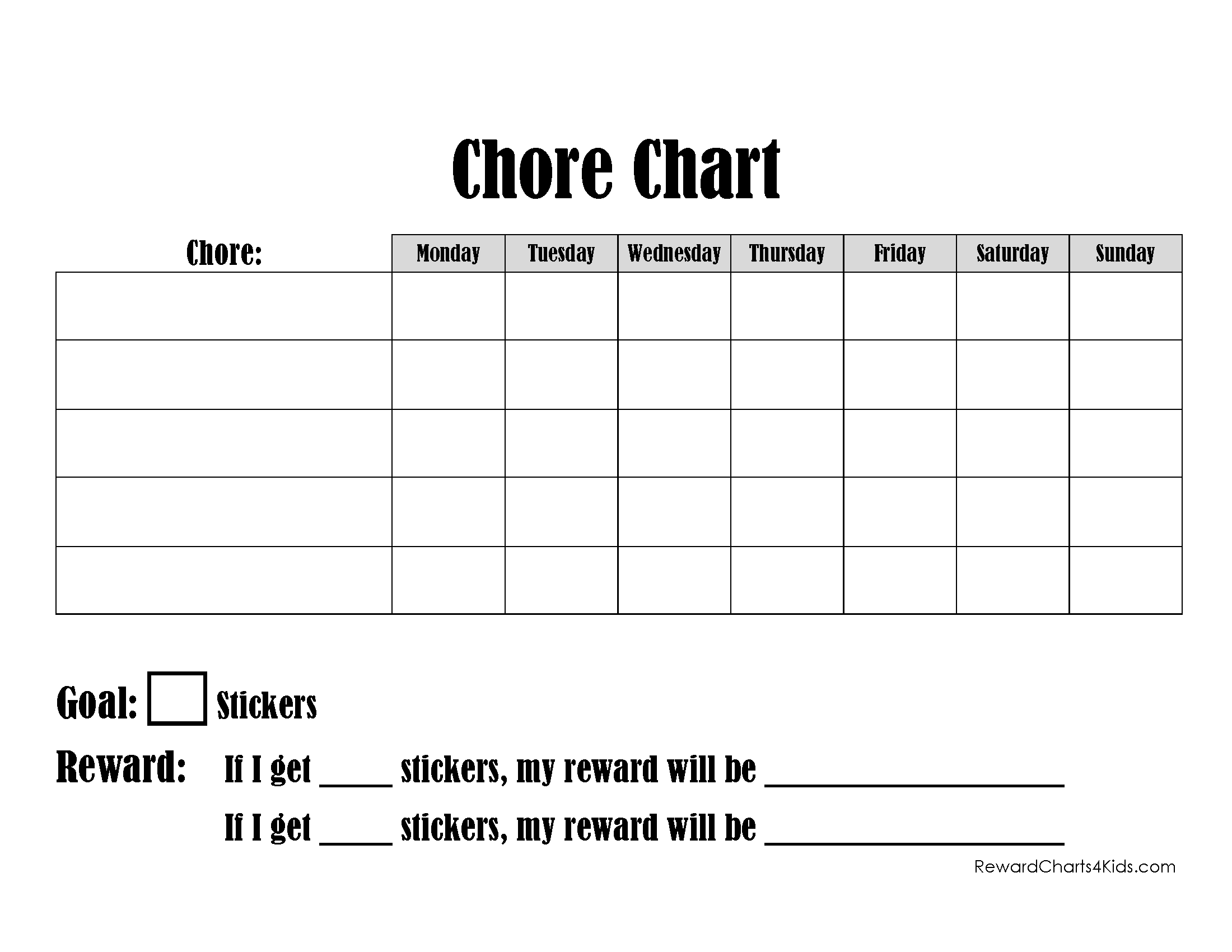 weekly job chart Choo Choo Customisable chart behaviour chart reward system PDF Train Chore chart boys reward chart editable chart
