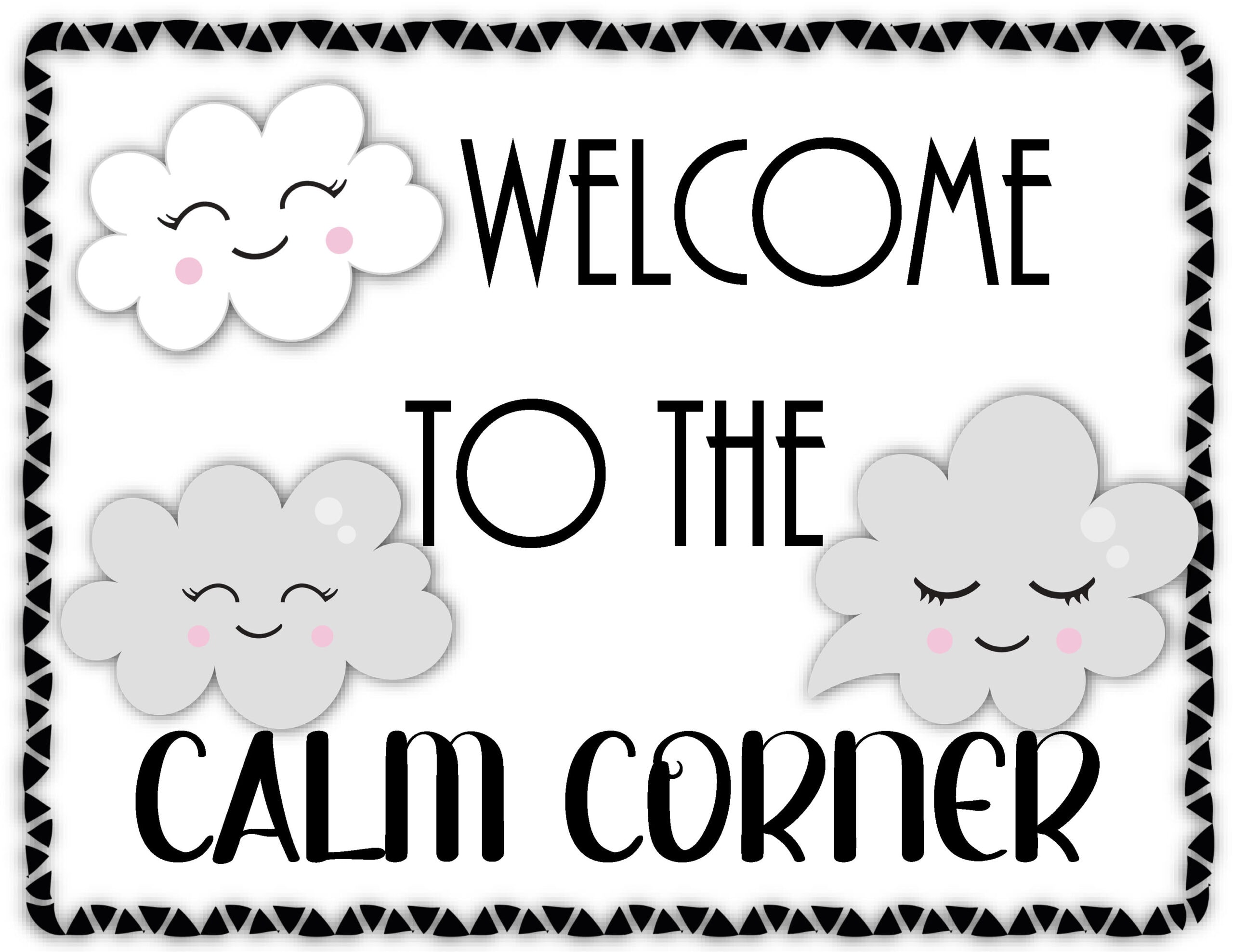 Calm Down Corner Printables - Speech is Beautiful