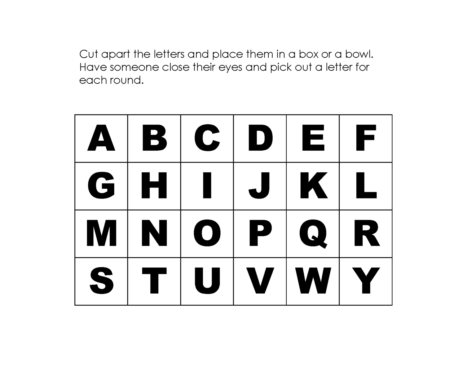 FREE Printable Scattergories Lists Instant Download