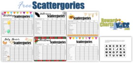 Scattergories Lists