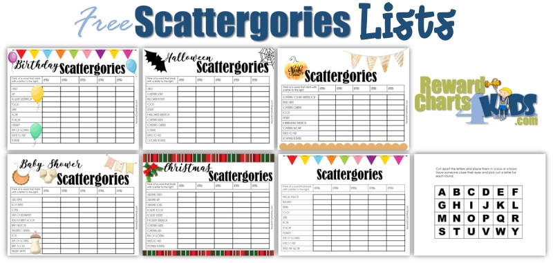 scattergories lists