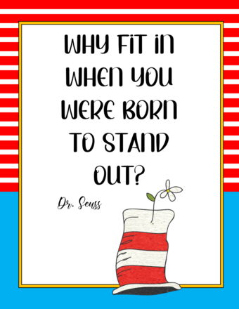 Why fit in when you were born to stand out?