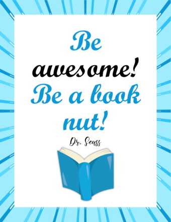 Be awesome! Be a book nut!