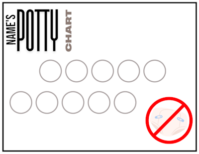 Simple potty training chart