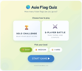 Asia Flag Quiz: Can You Name All the Asian Flags?