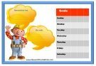 Bob the Builder Sticker Chart