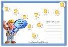 Bob the Builder Behavior Charts