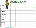 Ben ten Kids Chore Chart