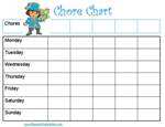 Dora Chores Chart