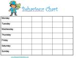 Free Behavior Charts for Kids