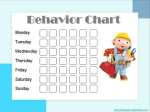 Bob the Builder Behavior Chart