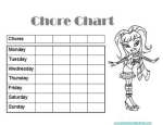 Bratz Chores Chart