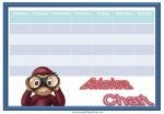 Incentive Chart with Curious George